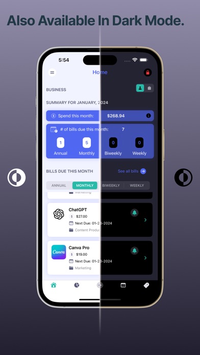 Billsy - Subscription Tracker screenshot 2