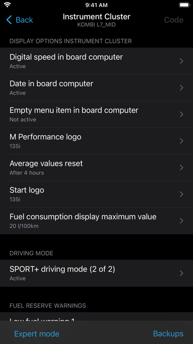 BimmerCode for BMW and MINI screenshot 1