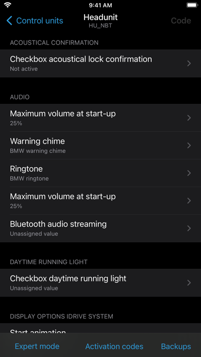 BimmerCode for BMW and MINI screenshot 2