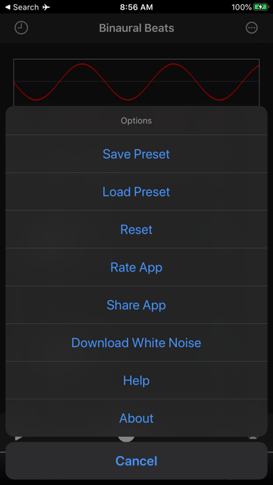 Binaural Beats Generator + screenshot 2