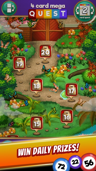 Bingo game Quest Summer Garden screenshot 2