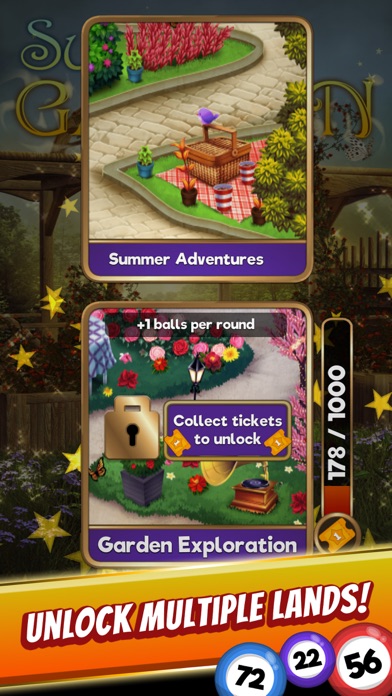 Bingo game Quest Summer Garden screenshot 3