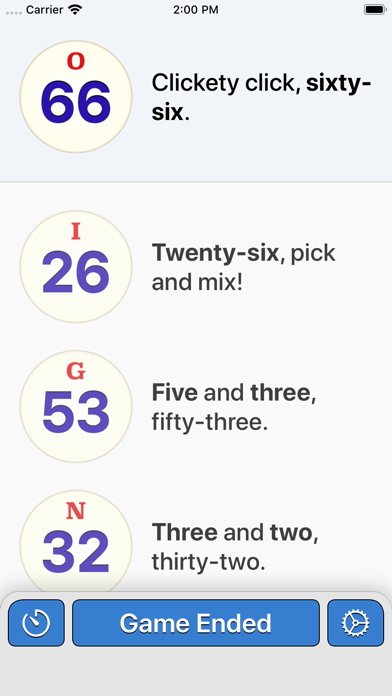 Bingo Machine - Number Caller screenshot 3