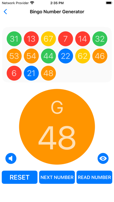 Bingo Number Caller screenshot 1