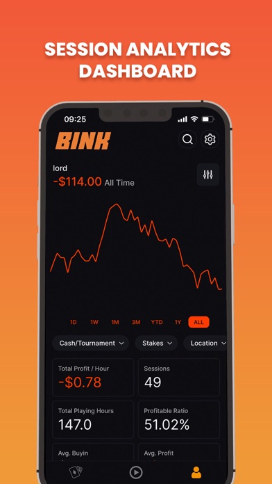 Bink Poker Bankroll Tracker screenshot 4
