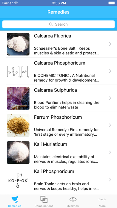Biochemic Tissue Salts screenshot 4