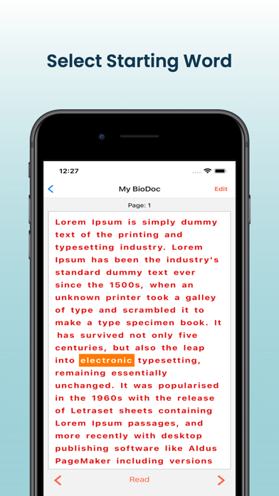 BioDoc - Speed Reading Fast screenshot 3