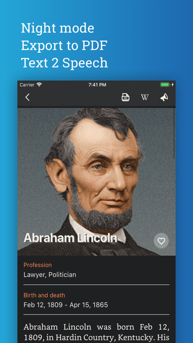 Biography Quotes & Life events screenshot 1