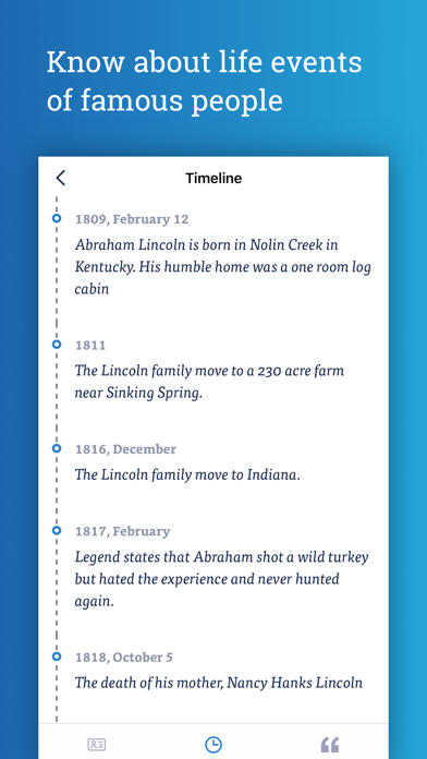 Biography Quotes & Life events screenshot 2
