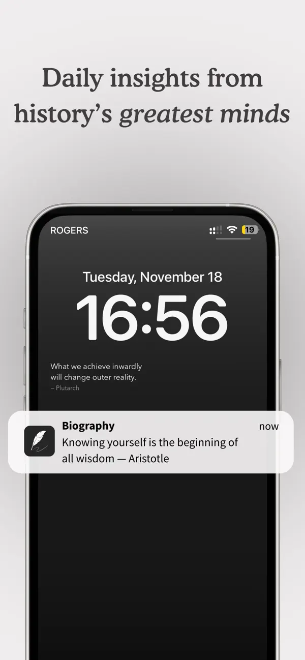 Biography Quotes & Wisdom screenshot 5