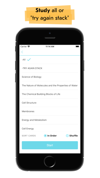 Biology 101 Flashcards screenshot 4