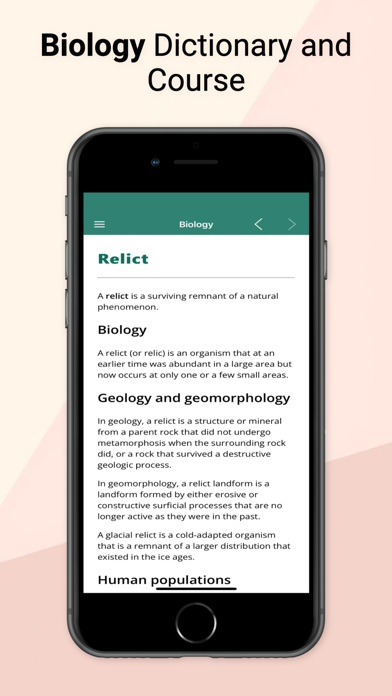 Biology Dictionary & Course screenshot 2