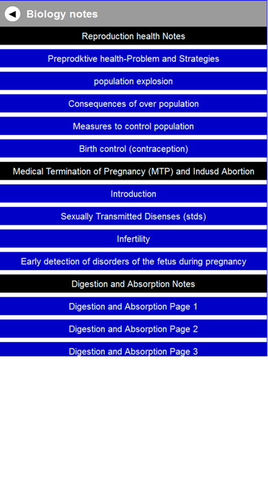 Biology Notes & MCQ screenshot 4