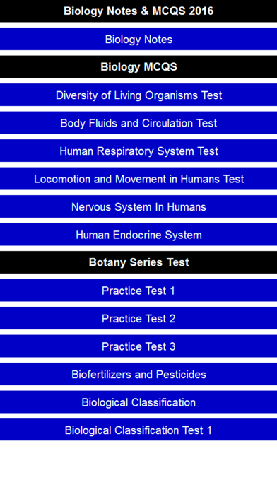 Biology Notes & MCQ screenshot 5