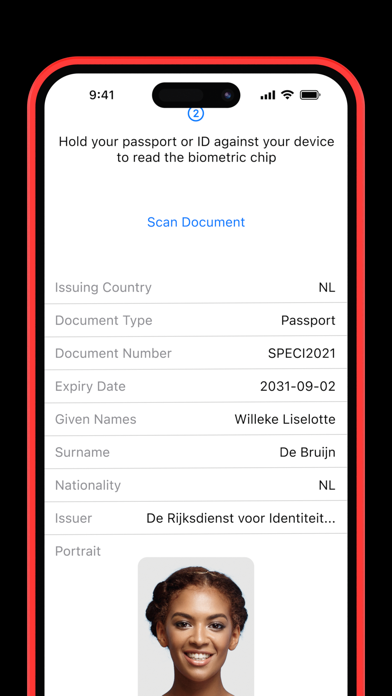 Biometric Passport Reader screenshot 1
