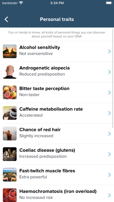 BioRithm® DNA profiling screenshot 2