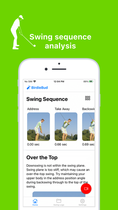 BirdieBud - Golf Swing Coach screenshot 1