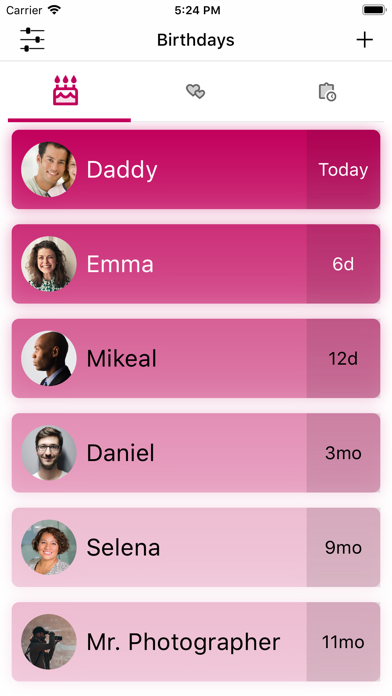 Birthdate - Beautiful Reminder screenshot 2