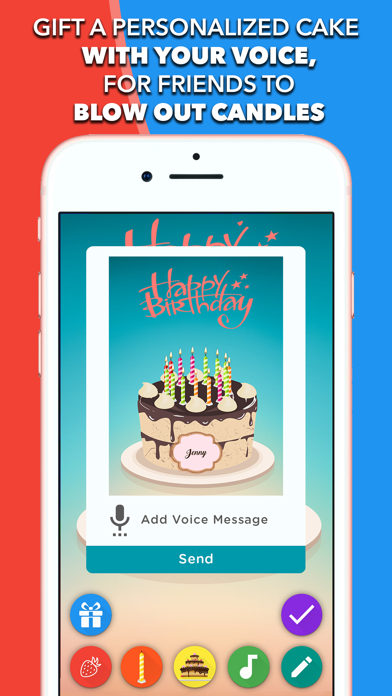 Birthday Cake-Blow out Candles screenshot 4
