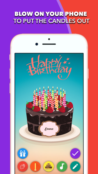 Birthday Cake-Blow out Candles screenshot 5