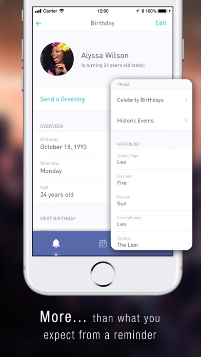 Birthday Calendar + screenshot 5