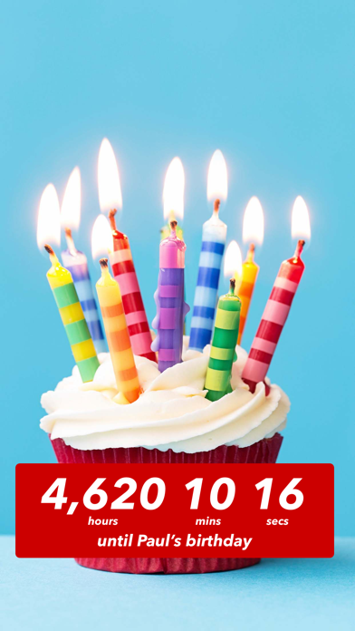 Birthday Countdown ‎ screenshot 7