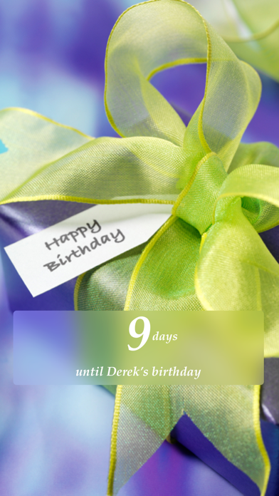 Birthday Countdown ‎ screenshot 1