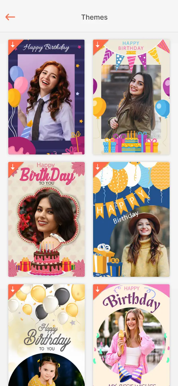 Birthday Photo Frame & Editor screenshot 3