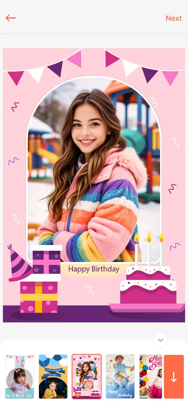 Birthday Photo Frame & Editor screenshot 4