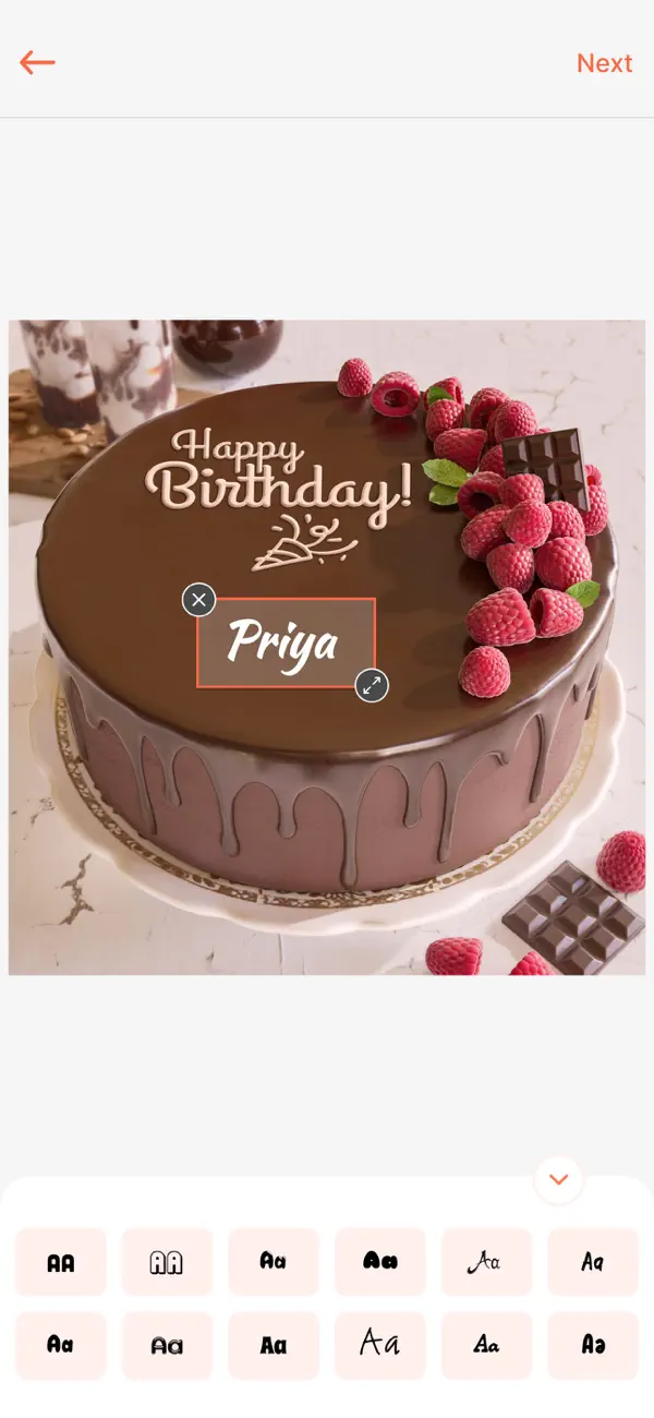 Birthday Photo Frame & Editor screenshot 1