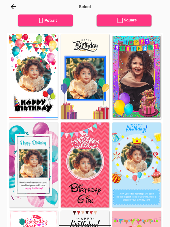 Birthday Photo Frame With Cake screenshot 1