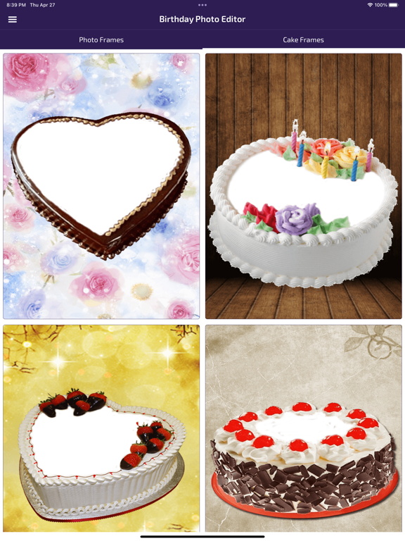 Birthday Photo Frames - Editor screenshot 9