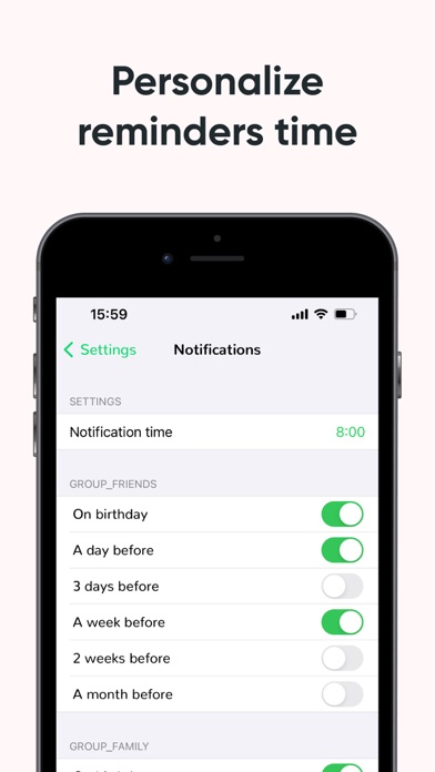 Birthday Reminder™ & Countdown screenshot 1
