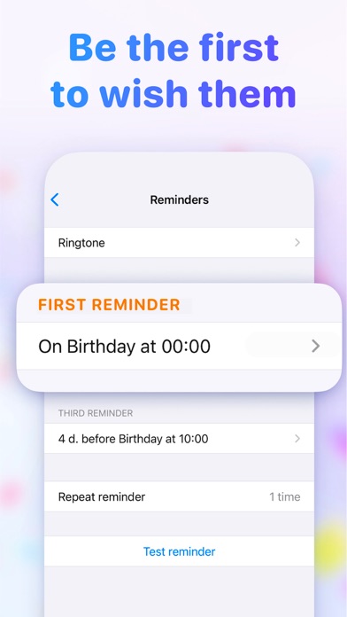 Birthday Reminder + Countdown screenshot 3