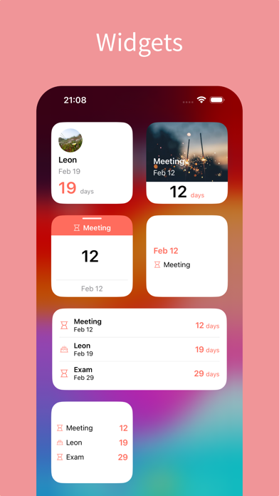 Birthday Reminder Countdown screenshot 1