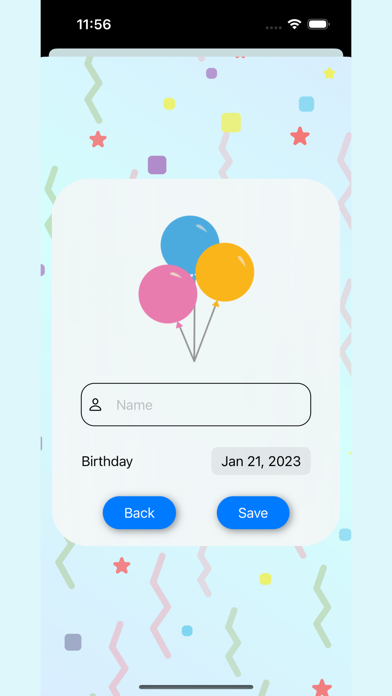 Birthday Reminder Tool screenshot 1
