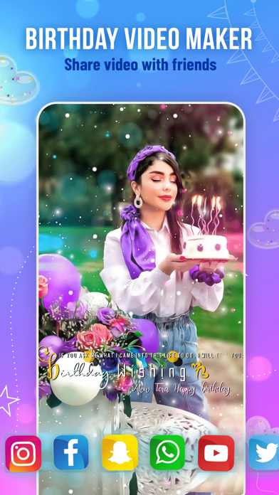 Birthday Video screenshot 1