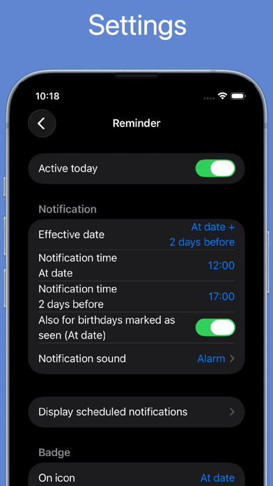 BirthdaysPro screenshot 4