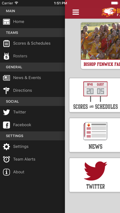 Bishop Fenwick Athletics screenshot 3