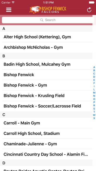Bishop Fenwick Athletics screenshot 1