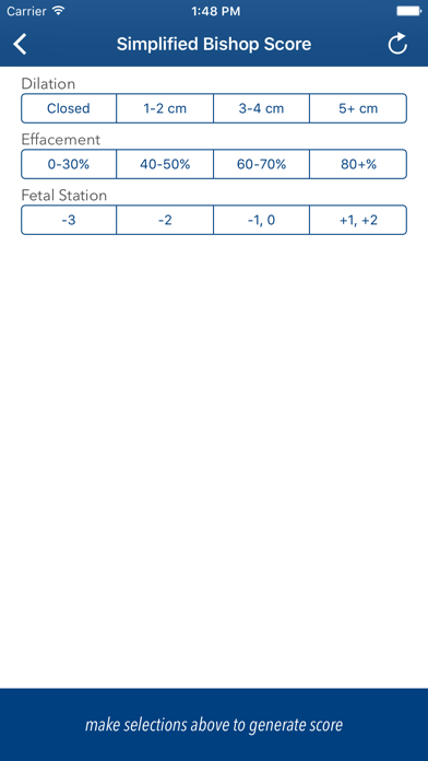 Bishop Score Calculator screenshot 1