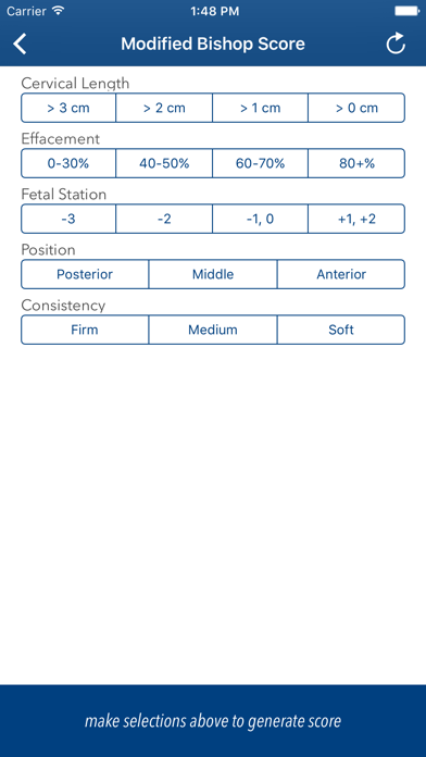 Bishop Score Calculator screenshot 2