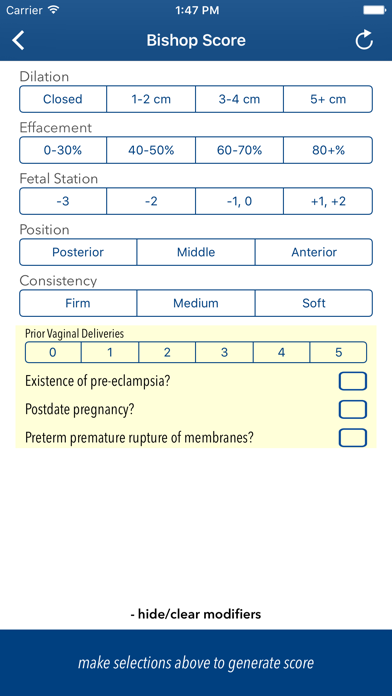 Bishop Score Calculator screenshot 3