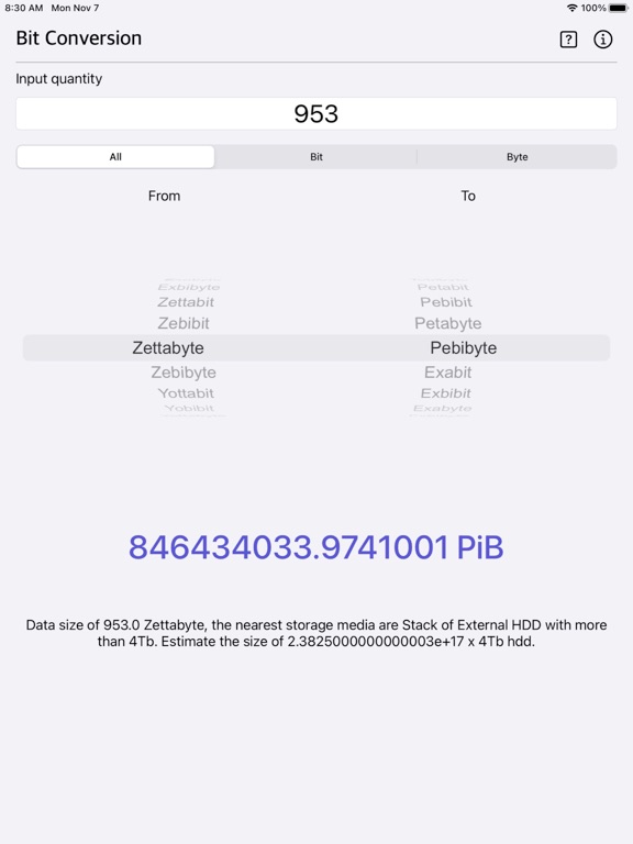 Bit Converter Plus screenshot 1