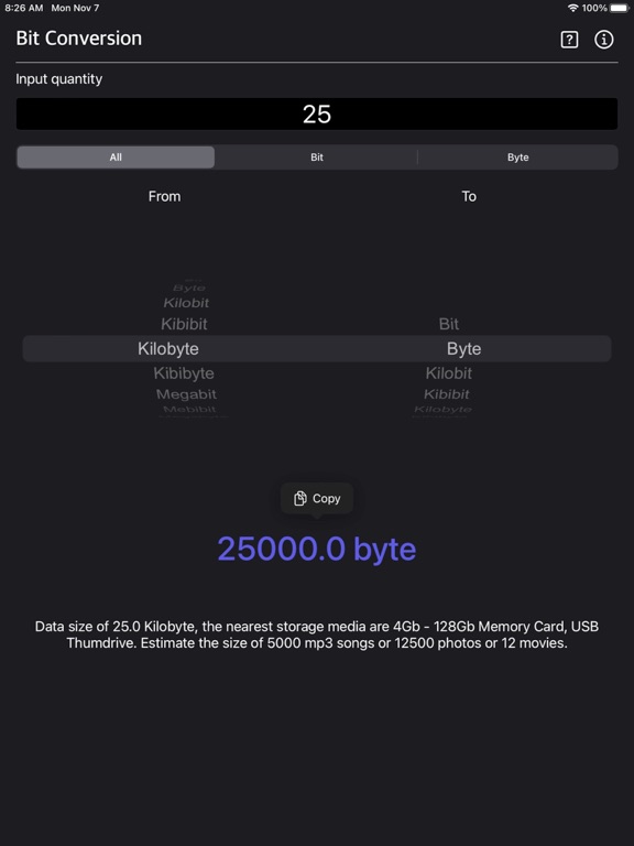 Bit Converter Plus screenshot 9