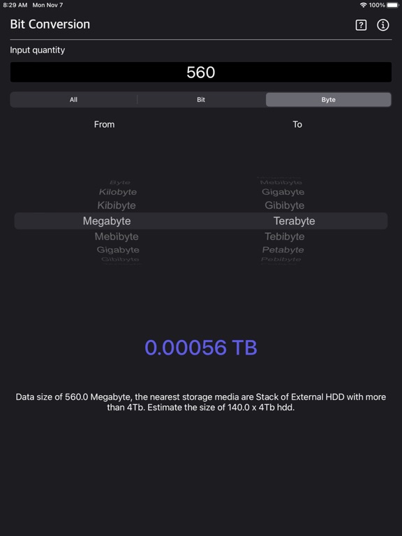 Bit Converter Plus screenshot 6
