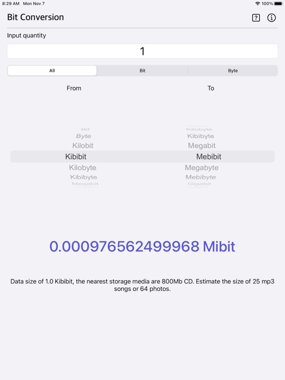 Bit Converter Plus screenshot 3