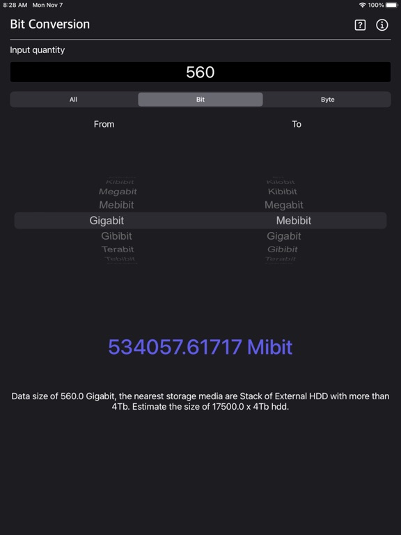 Bit Converter Plus screenshot 7