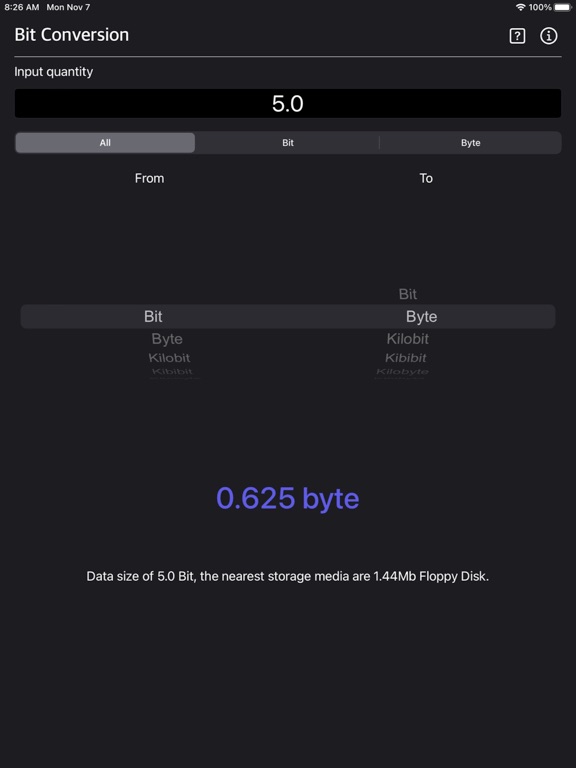 Bit Converter Plus screenshot 10