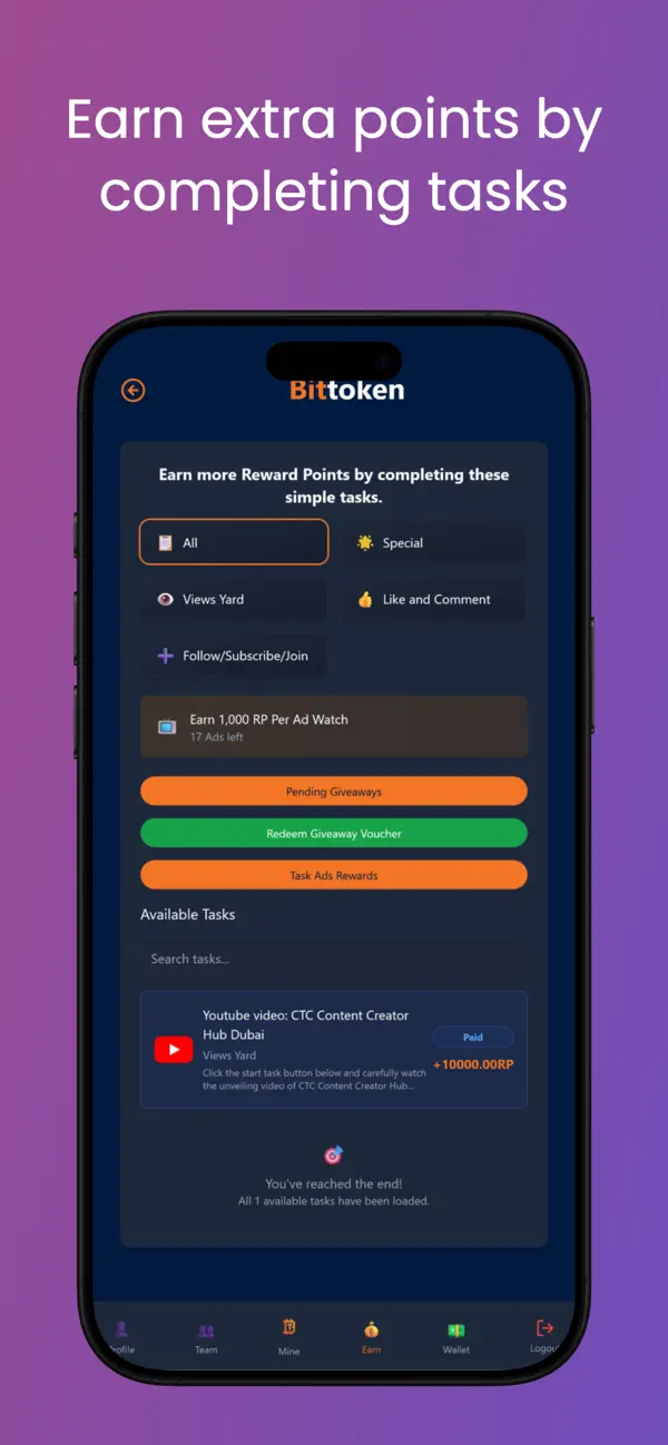 Bit Token Global screenshot 1